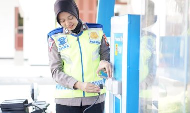Polrestabes-Surabaya-Siapkan-Layanan-Pengisian-Daya-Motor-Listrik-Gratis